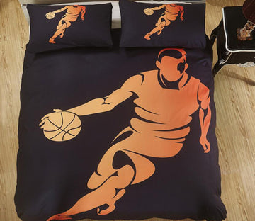 3D Dribble 1100 Bed Pillowcases Quilt