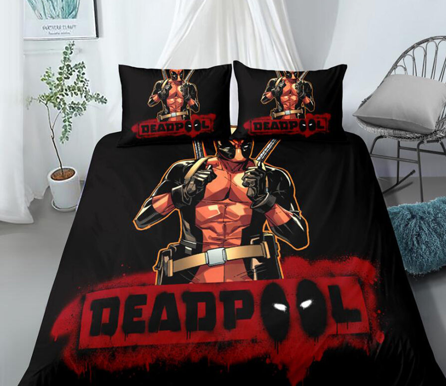 3D Deadpool 9985 Bed Pillowcases Quilt