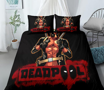 3D Deadpool 9985 Bed Pillowcases Quilt
