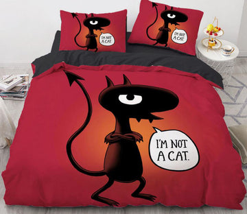 3D Cartoons Little Devil 8838 Bed Pillowcases Quilt