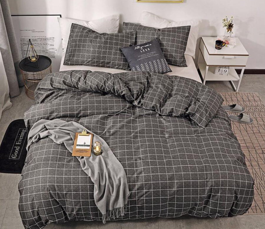 3D Lattice 9005 Bed Pillowcases Quilt