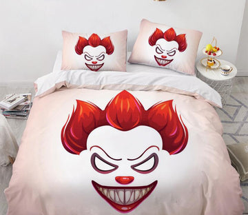 3D Clown 9081 Bed Pillowcases Quilt