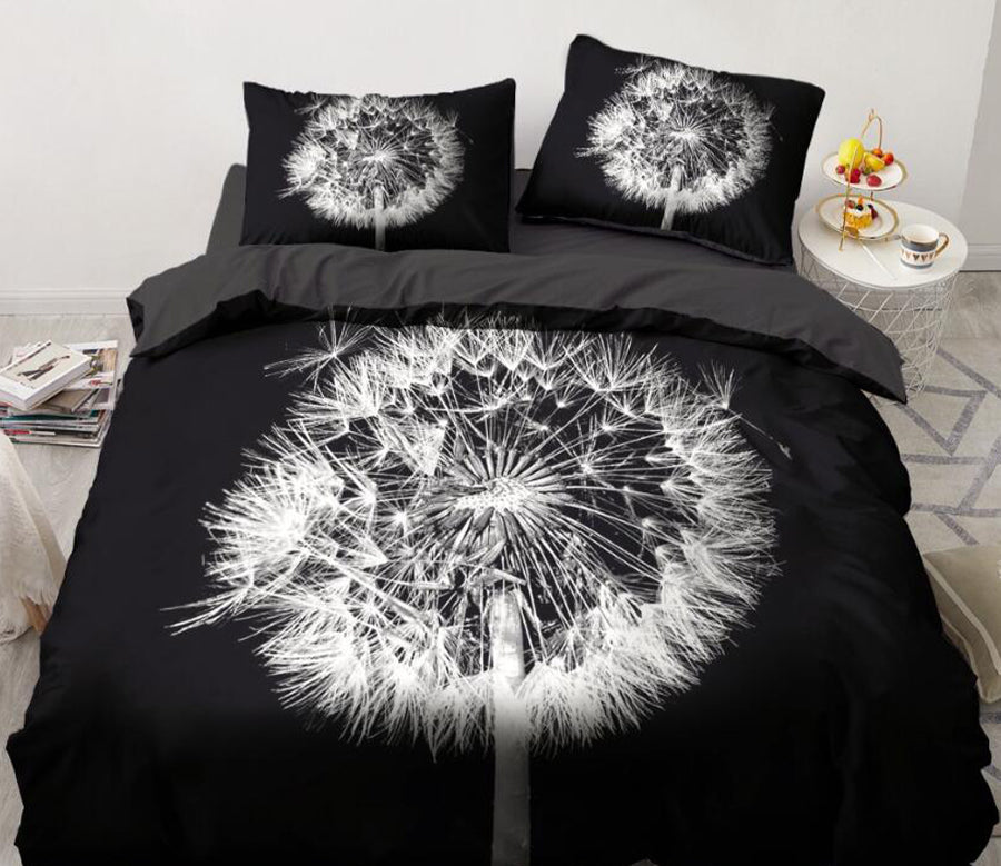 3D Dandelion 9186 Bed Pillowcases Quilt