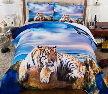 3D Seaside Reef Tiger 77193 Bed Pillowcases Quilt