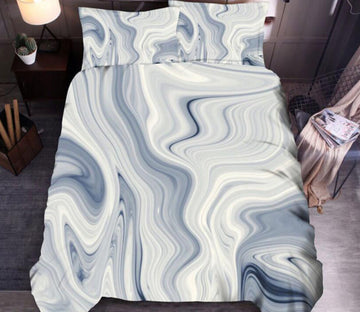 3D Grey Streamline 66172 Bed Pillowcases Quilt