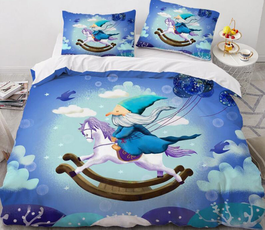 3D Cartoons Trojan Horse 55190 Bed Pillowcases Quilt