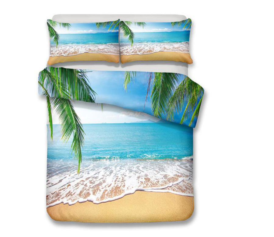 3D Sea Wave 1021 Bed Pillowcases Quilt