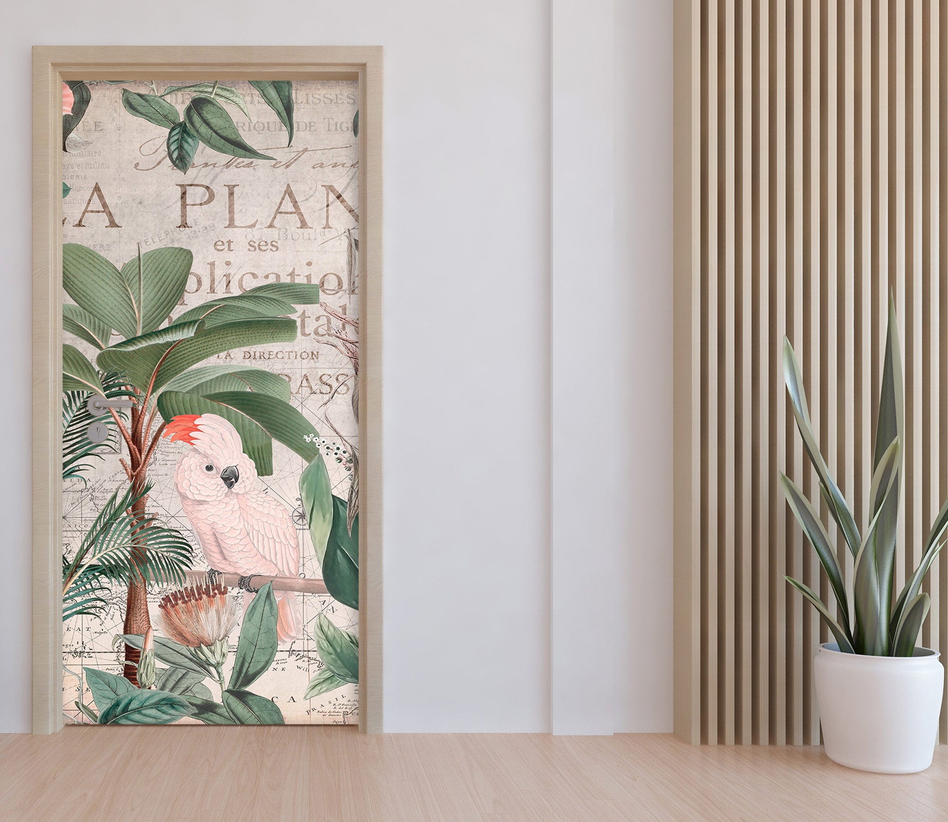 3D Trees Bird 11943 Andrea Haase Door Mural