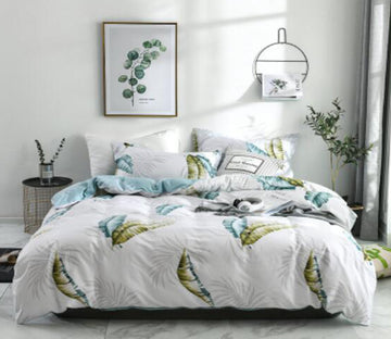 3D Feather 30346 Bed Pillowcases Quilt