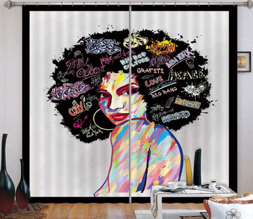 3D Color Girl 127 Curtains Drapes Wallpaper AJ Wallpaper 