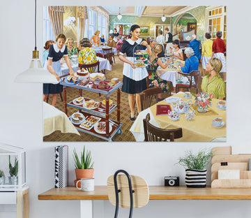 3D Afternoon Tea 014 Trevor Mitchell Wall Sticker Wallpaper AJ Wallpaper 2 