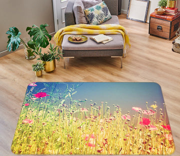 3D Flower Bush 77099 Non Slip Rug Mat