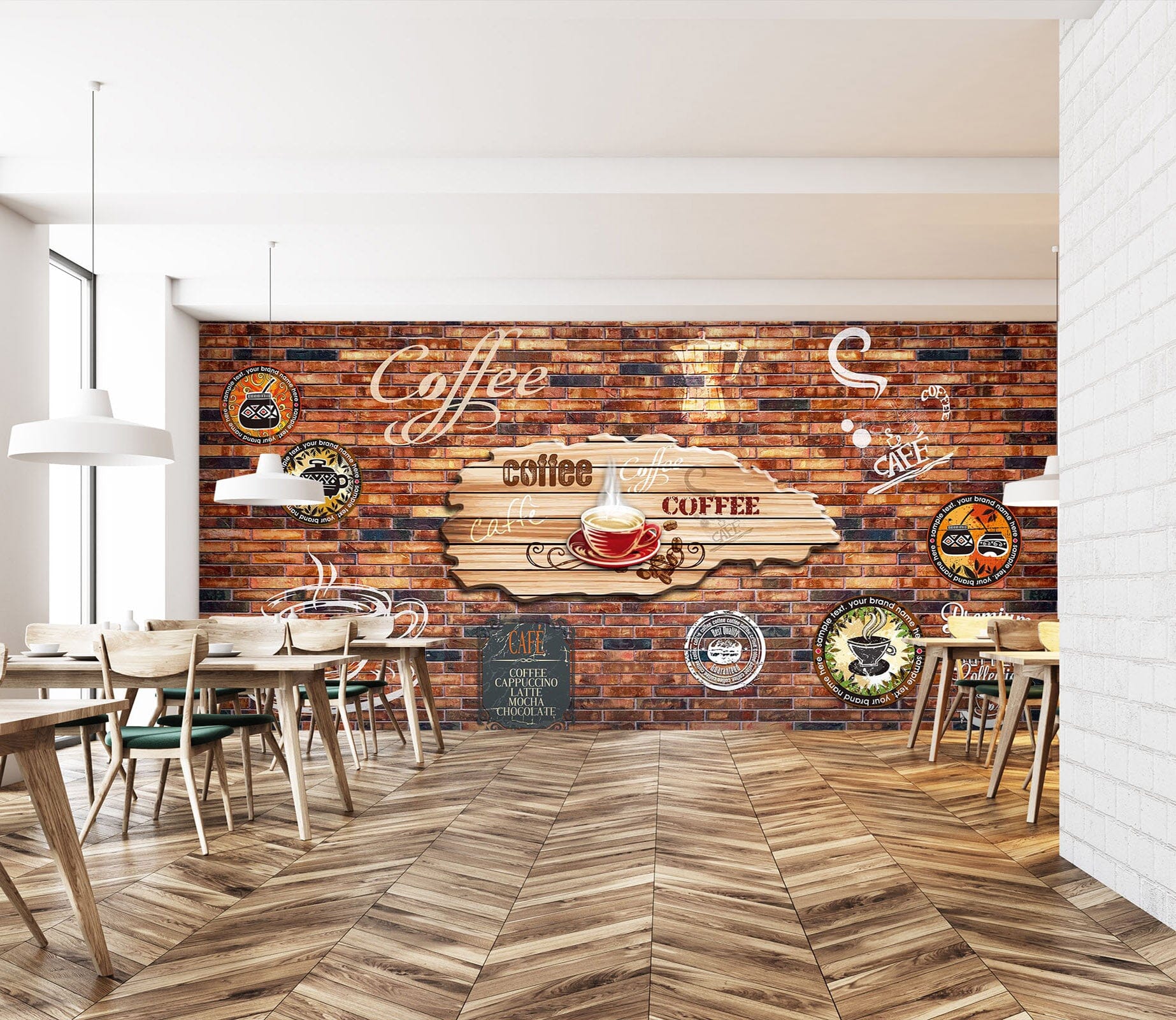 3D Coffee Tea 1935 Wall Murals Wallpaper AJ Wallpaper 2 