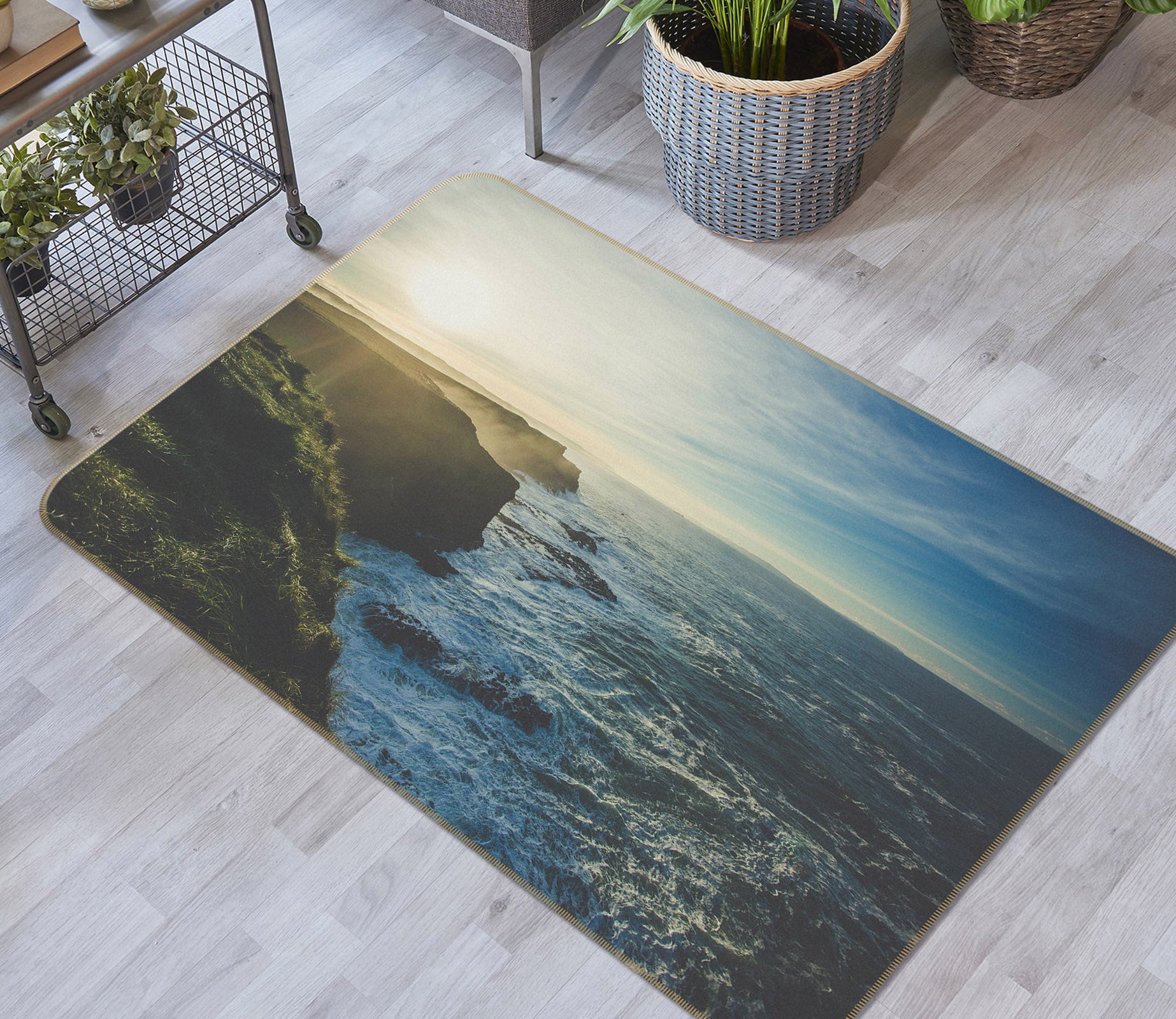 3D Sea Stone 36190 Non Slip Rug Mat