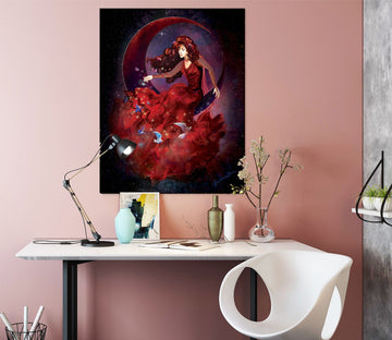 3D Cold Girl 119 Rose Catherine Khan Wall Sticker Wallpaper AJ Wallpaper 2 