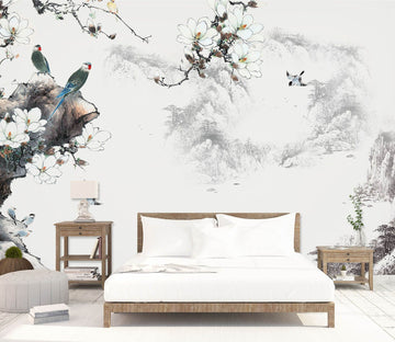 3D Misty Valley 1629 Wall Murals Wallpaper AJ Wallpaper 2 