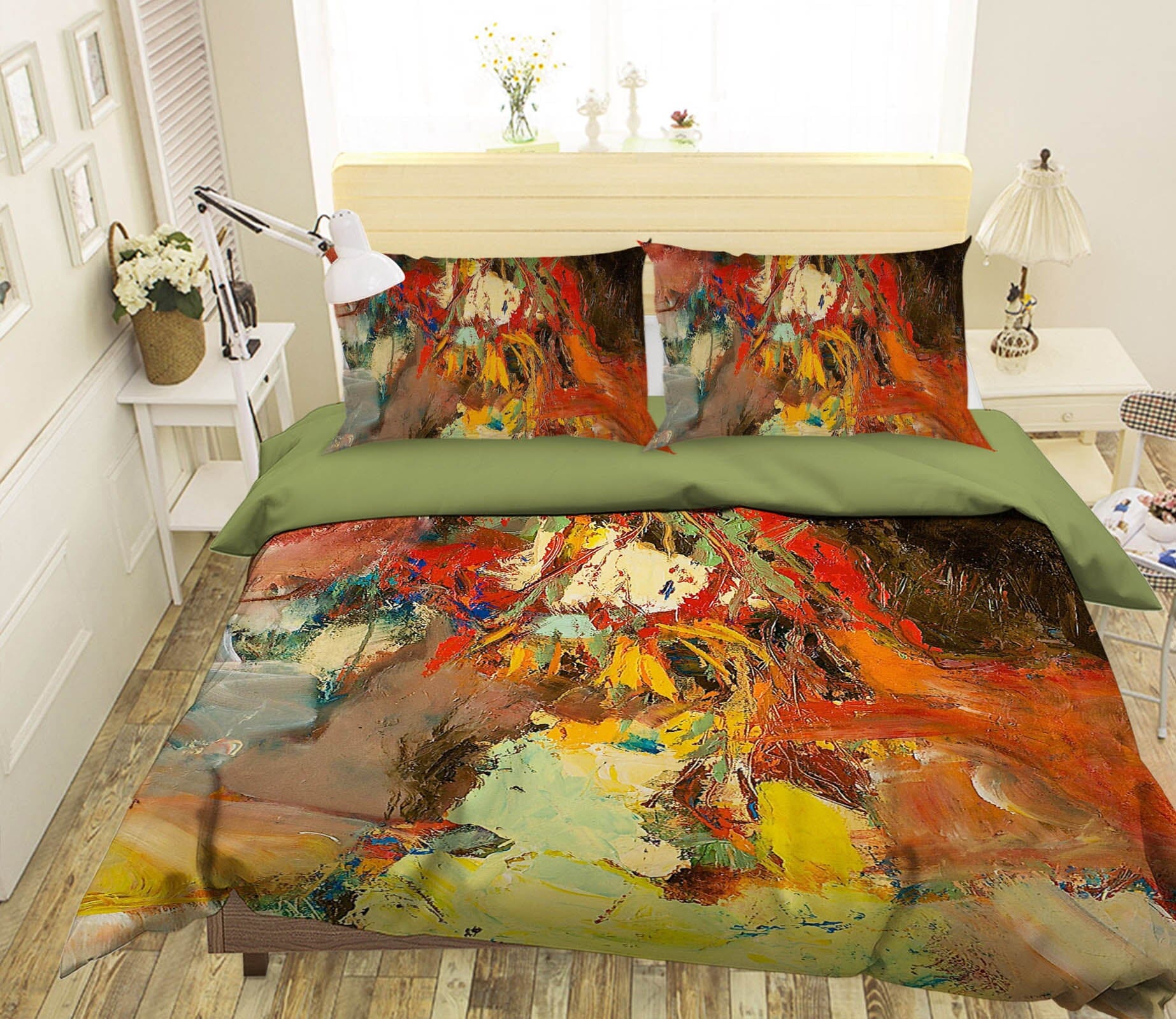 3D Painted Art 101 Allan P. Friedlander Bedding Bed Pillowcases Quilt Quiet Covers AJ Creativity Home 