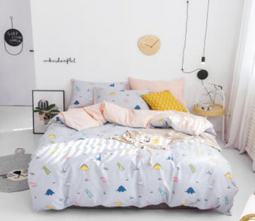 3D Small Pattern 15153 Bed Pillowcases Quilt