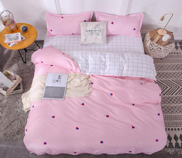 3D Little Love 13130 Bed Pillowcases Quilt