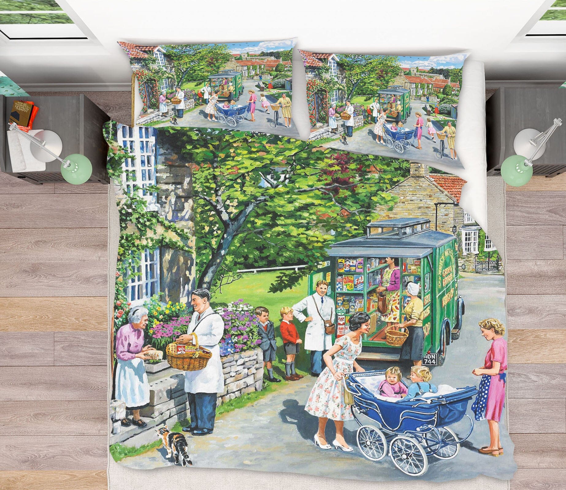 3D The Mobile Shop 2061 Trevor Mitchell bedding Bed Pillowcases Quilt Quiet Covers AJ Creativity Home 