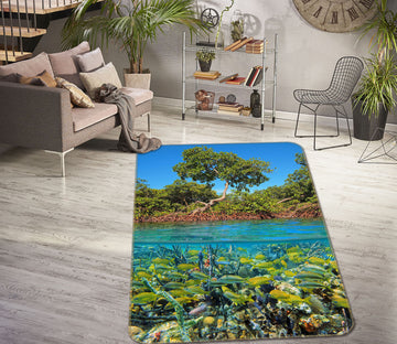 3D Underwater Fish 26167 Non Slip Rug Mat