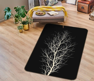 3D The White Tree 1022 Boris Draschoff Rug Non Slip Rug Mat Mat AJ Creativity Home 