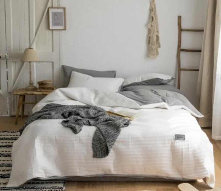 3D White 30112 Bed Pillowcases Quilt