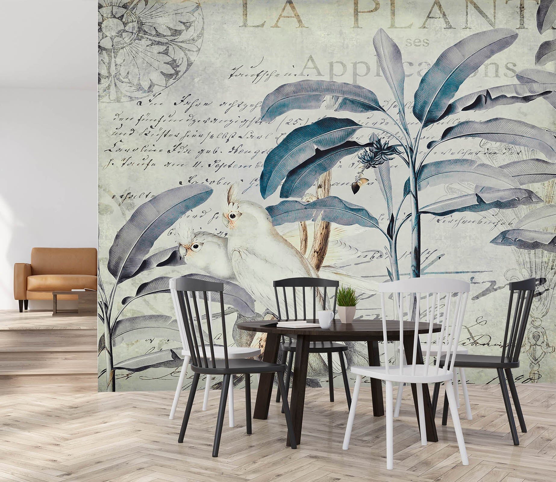 3D White Bird 1423 Andrea haase Wall Mural Wall Murals Wallpaper AJ Wallpaper 2 