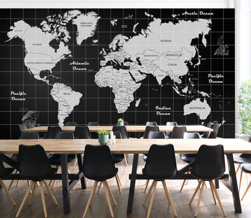 3D Abstract Clouds 2112 World Map Wall Murals Wallpaper AJ Wallpaper 2 