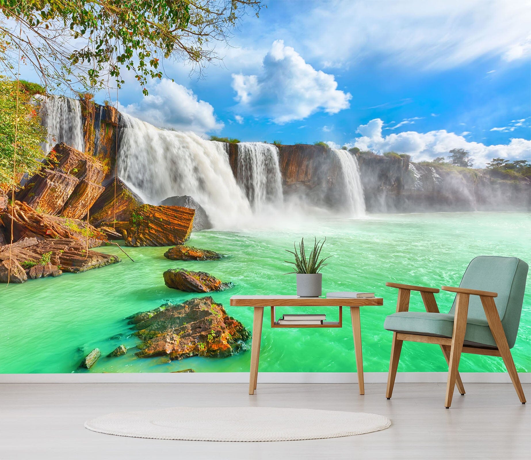 3D Blue Lake 2014 Wall Murals Wallpaper AJ Wallpaper 2 