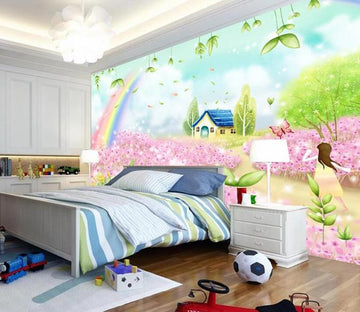 3D Forest Flower 970 Wall Murals Wallpaper AJ Wallpaper 2 