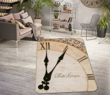 3D Clock 32189 Non Slip Rug Mat