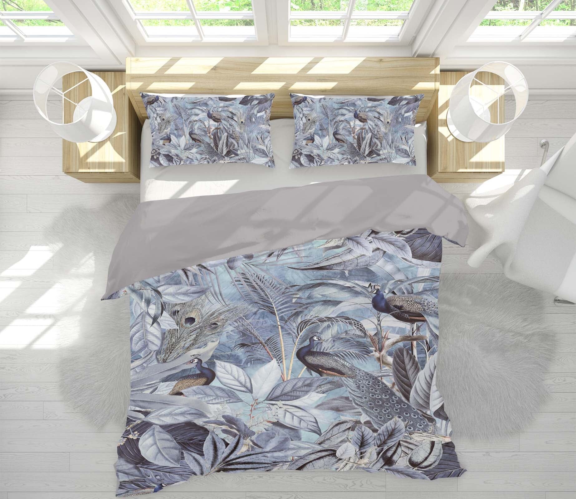 3D Forest Leaves 110 Andrea haase Bedding Bed Pillowcases Quilt Quiet Covers AJ Creativity Home 