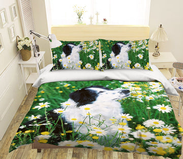 3D Fresh Chrysanthemum 1901 Bed Pillowcases Quilt Quiet Covers AJ Creativity Home 