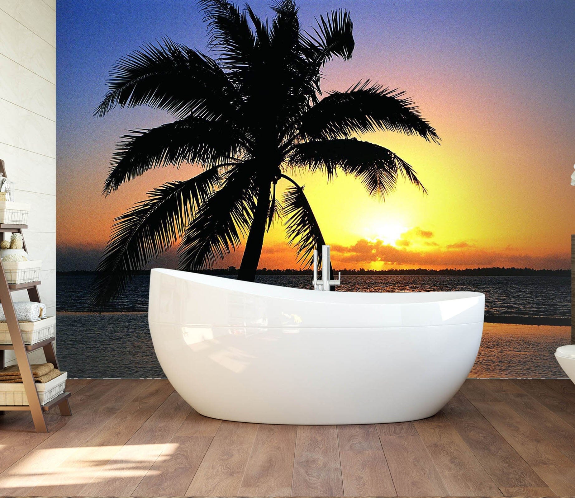 3D Coconut Tree 020 Wall Murals Wallpaper AJ Wallpaper 2 