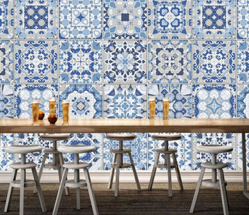 3D Blue Pattern 2157 Wall Murals Wallpaper AJ Wallpaper 2 