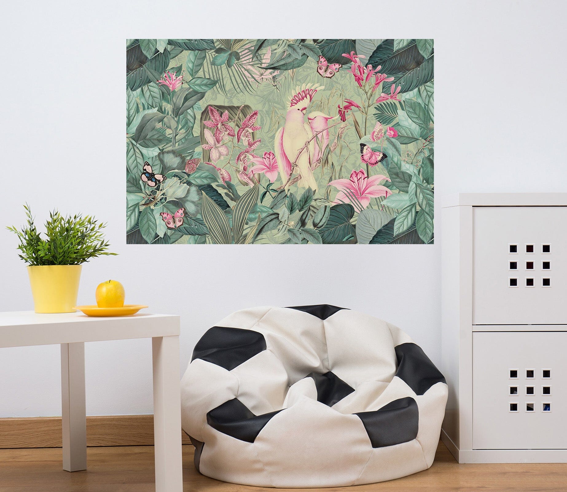 3D Cockatoos And Butterflies 017 Andrea haase Wall Sticker Wallpaper AJ Wallpaper 2 