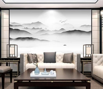 3D Misty Valley 546 Wall Murals Wallpaper AJ Wallpaper 2 