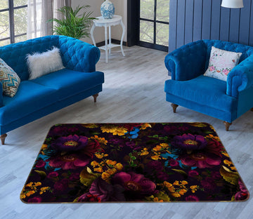 3D Garden Night 158 Uta Naumann Rug Non Slip Rug Mat Mat AJ Creativity Home 