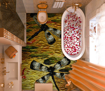 3D Dragonfly 102182 Dena Tollefson Floor Mural