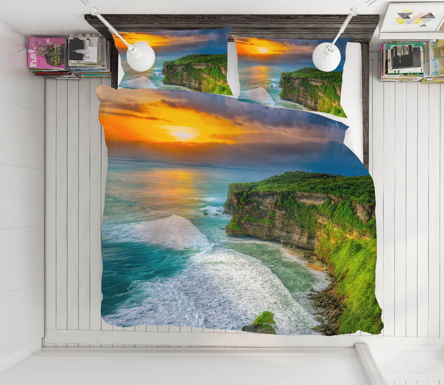 3D Uluwatu Bali 164 Marco Carmassi Bedding Bed Pillowcases Quilt