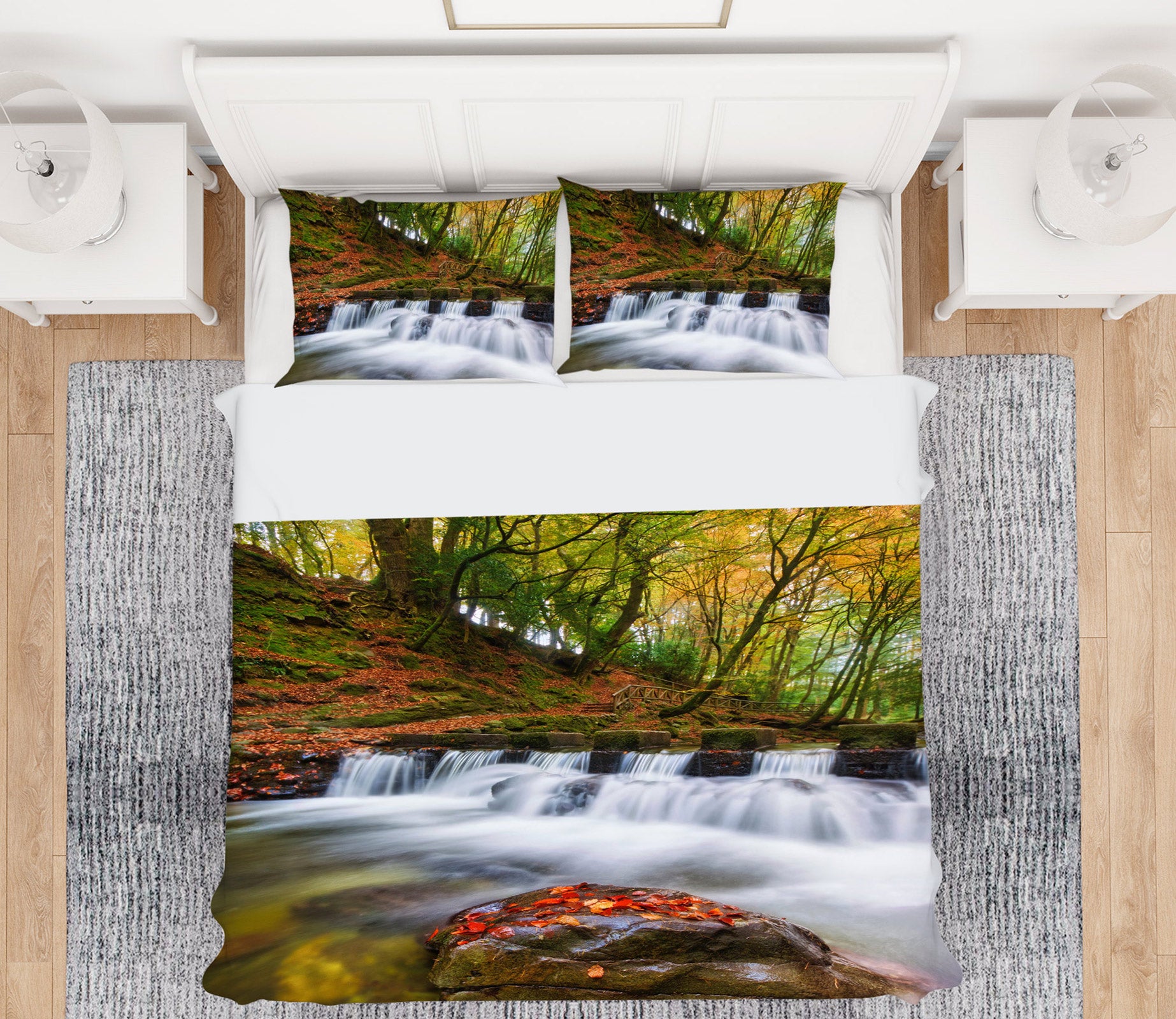 3D Creek 12230 Bed Pillowcases Quilt