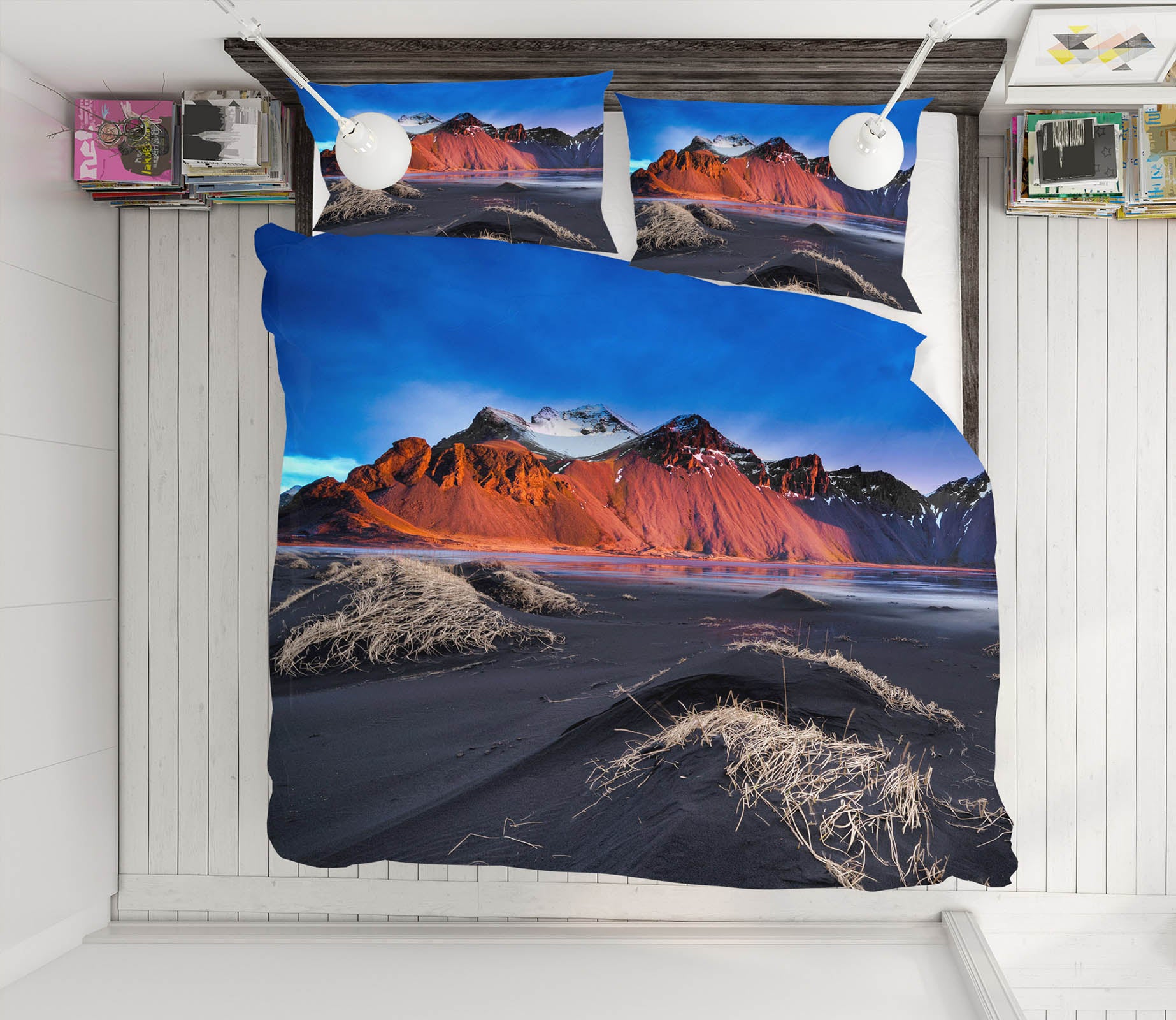 3D Mountain Grass 158 Marco Carmassi Bedding Bed Pillowcases Quilt