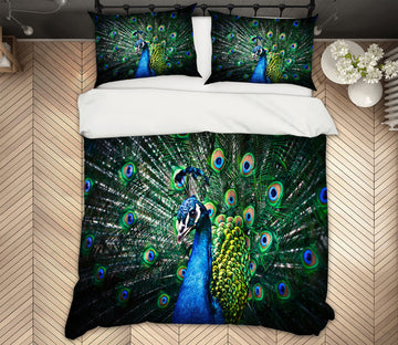 3D Peacock 59211 Bed Pillowcases Quilt