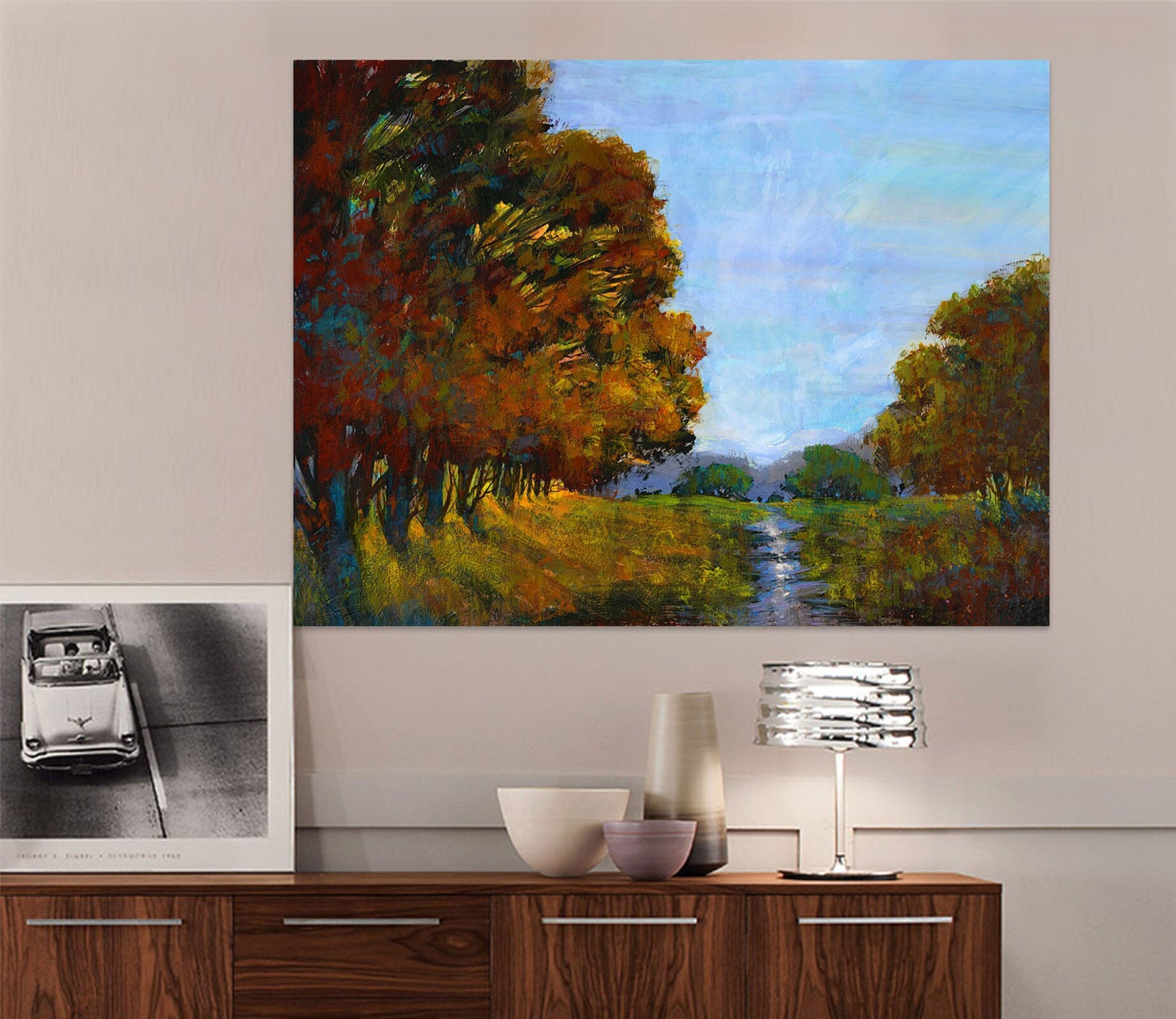 3D Forest Stream 013 Michael Tienhaara Wall Sticker Wallpaper AJ Wallpaper 2 