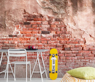 3D Red Brick Wall 46 Wall Murals 5 metres long and 2.4 metres high