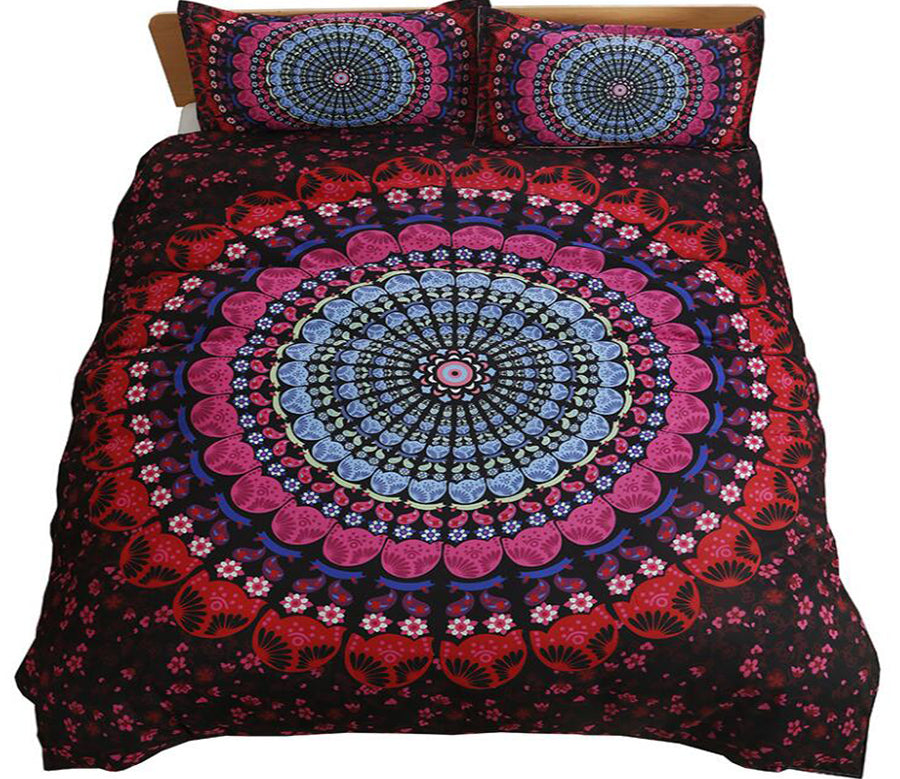 3D Pink Blue Lines 1037 Bed Pillowcases Quilt