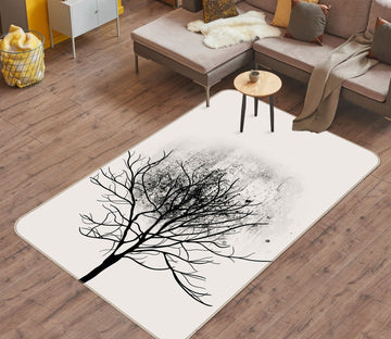 3D Dead Branch 1023 Boris Draschoff Rug Non Slip Rug Mat Mat AJ Creativity Home 