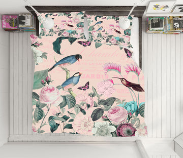 3D Flower Bird 119 Andrea haase Bedding Bed Pillowcases Quilt