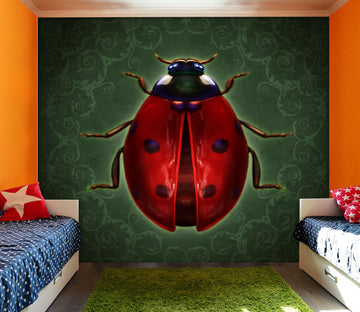 3D Red Insect 8774 Brigid Ashwood Wall Mural Wall Murals
